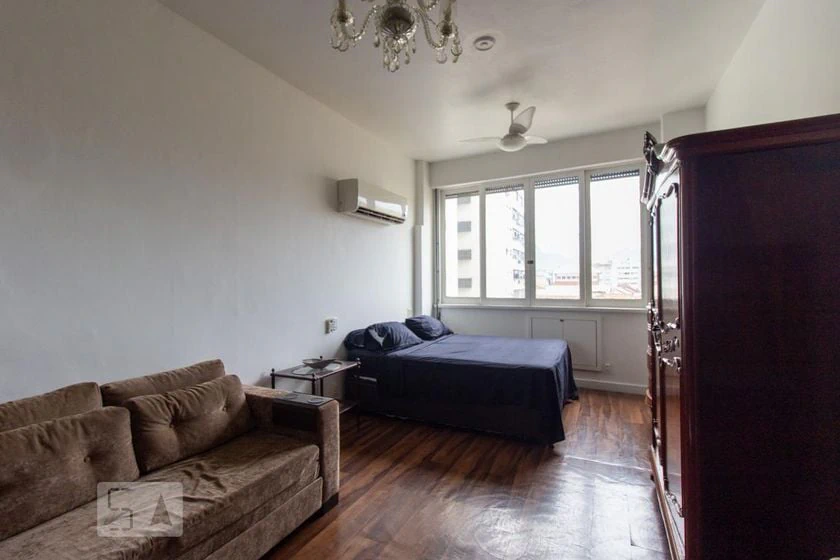 Studio mobiliado de 32 m² com máquina de lavar