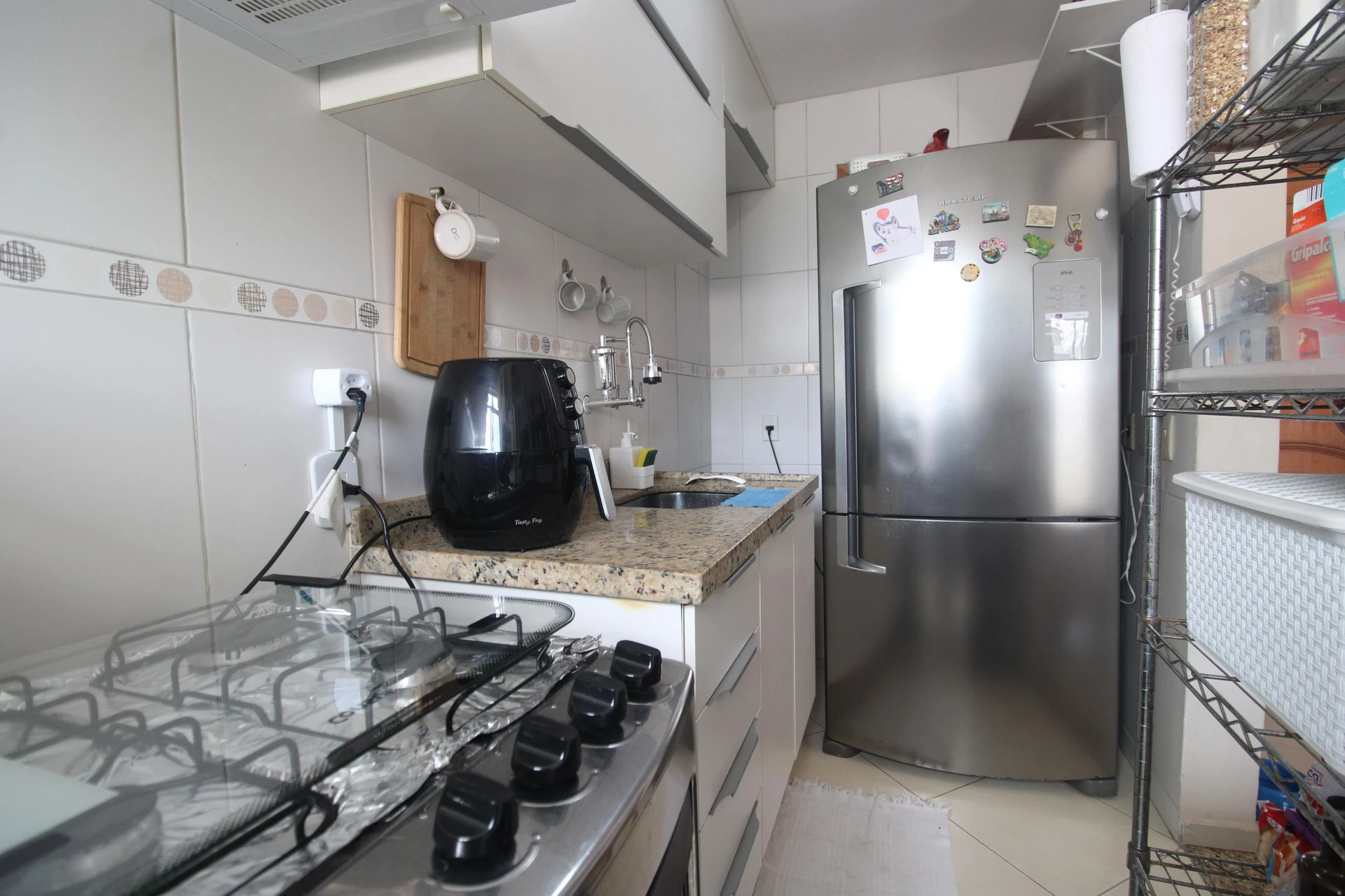 60 m² apartment with a washing machine and a mountain view — photo 14