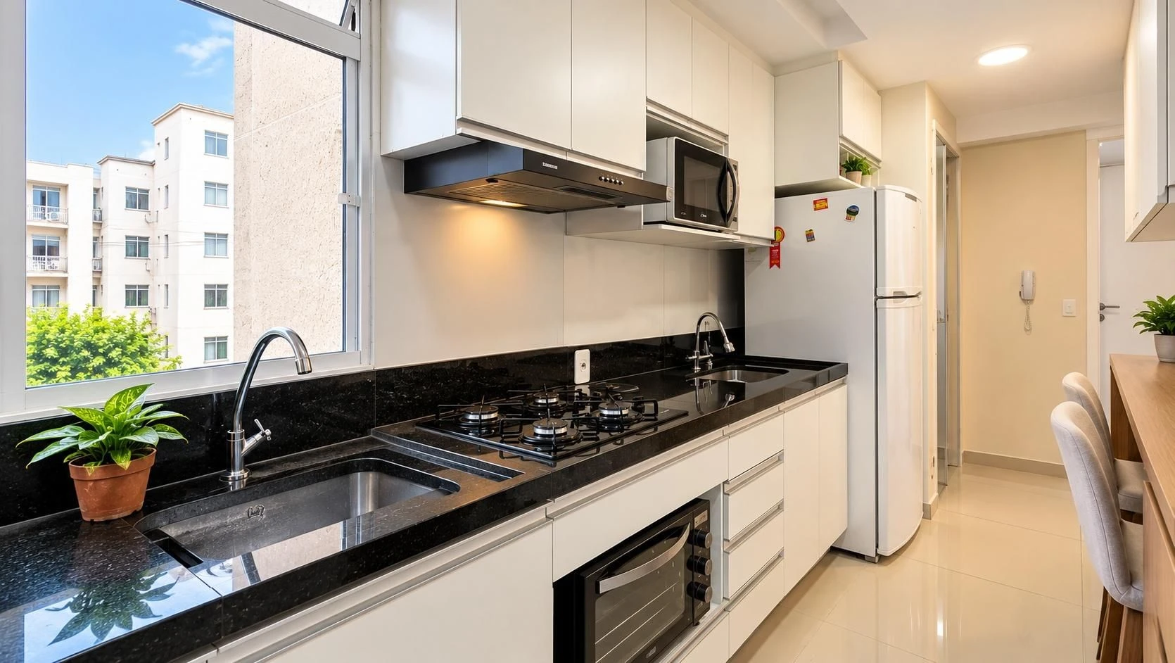 Apartamento mobiliado, 44 m², com máquina de lavar — photo 3