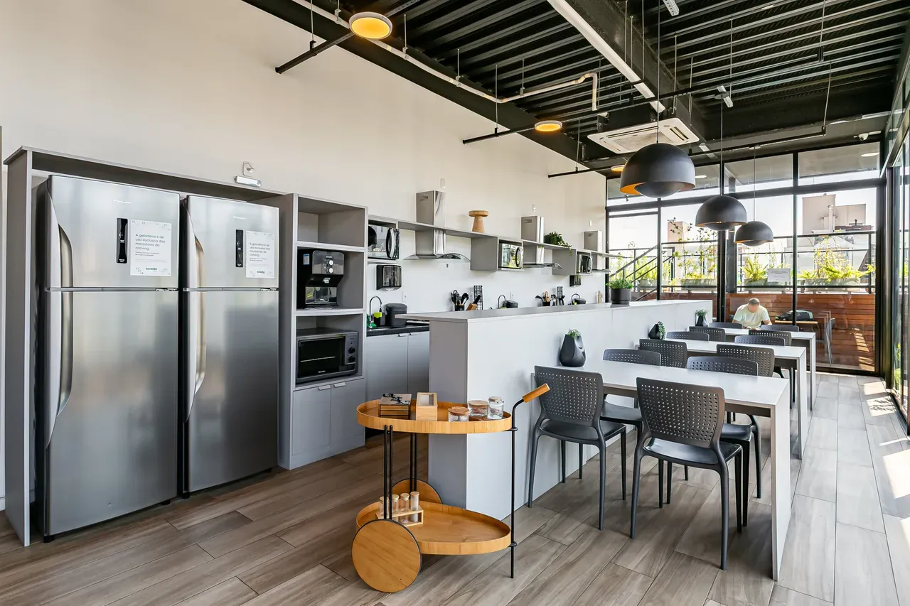 Apartamento mobiliado de 20 m² com 1 dormitório e jardim — photo 12