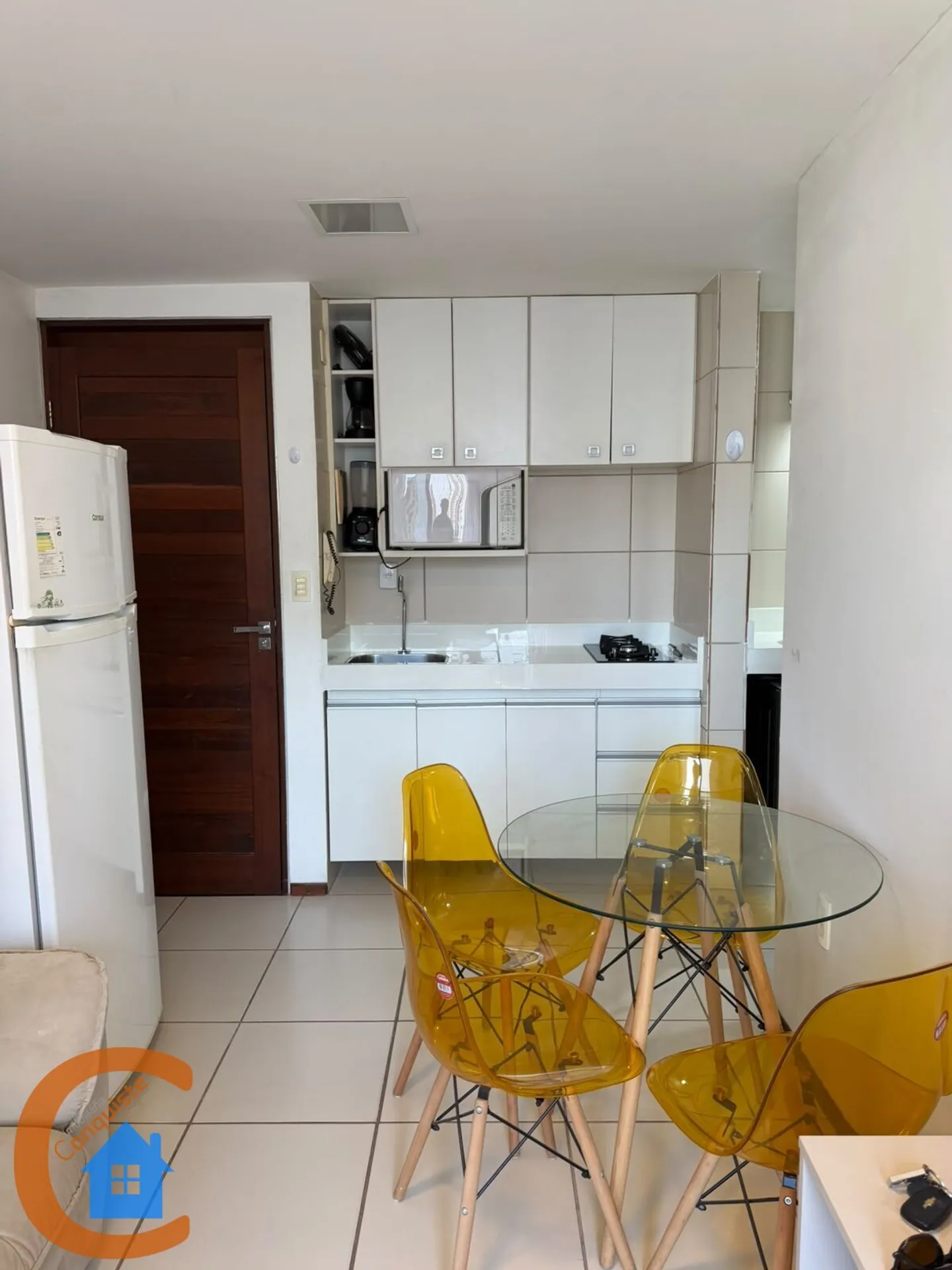 Furnished apartment, 38 m², with a washing machine — photo 2