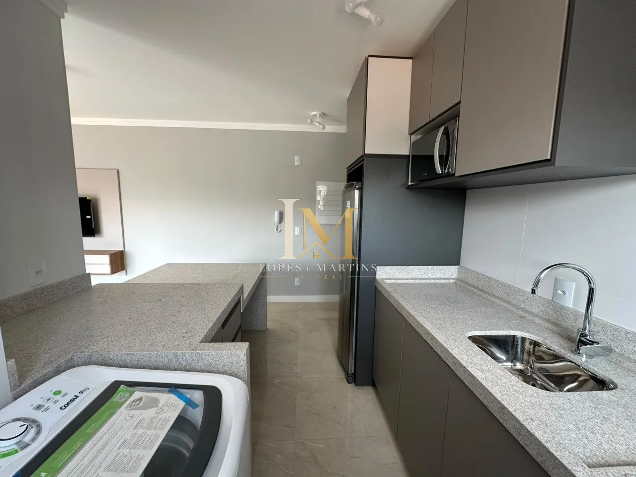 63 m² apartment with a washing machine and a home office — photo 21