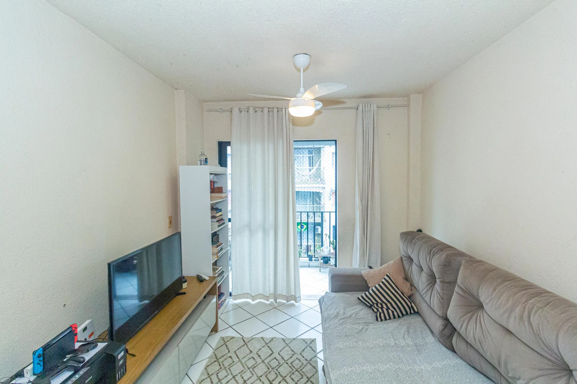 2-bedroom apartment in a building with a sauna
