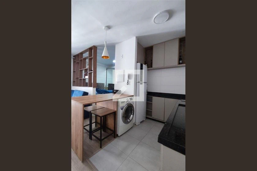 Washing machine in a one-bedroom apartment, 33 m² — photo 38