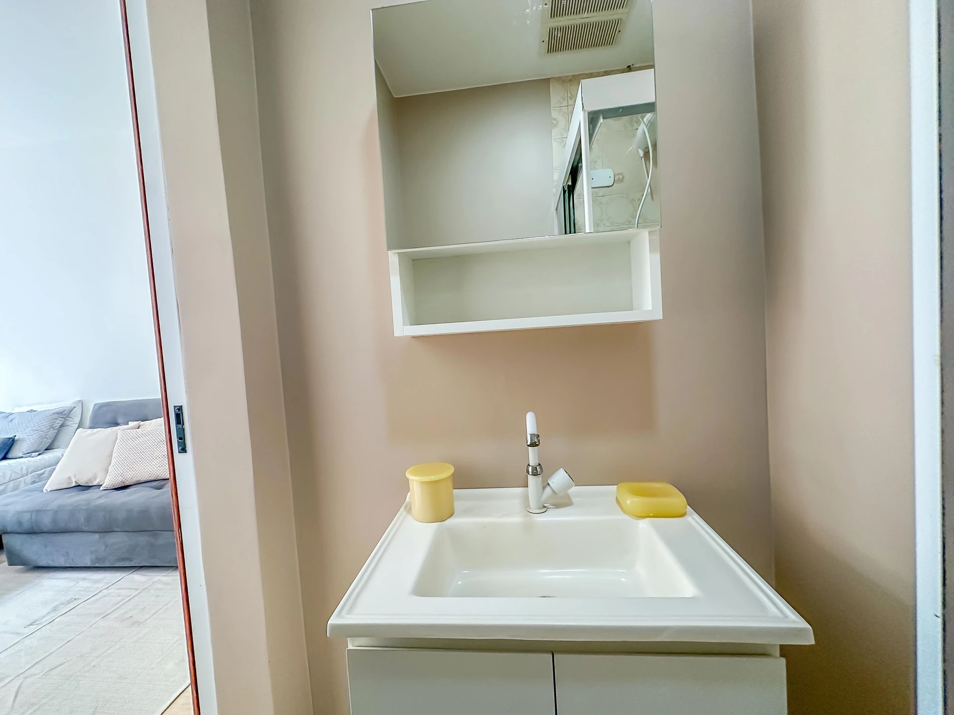 Furnished studio, 30 m², with wood or laminate floors — photo 30