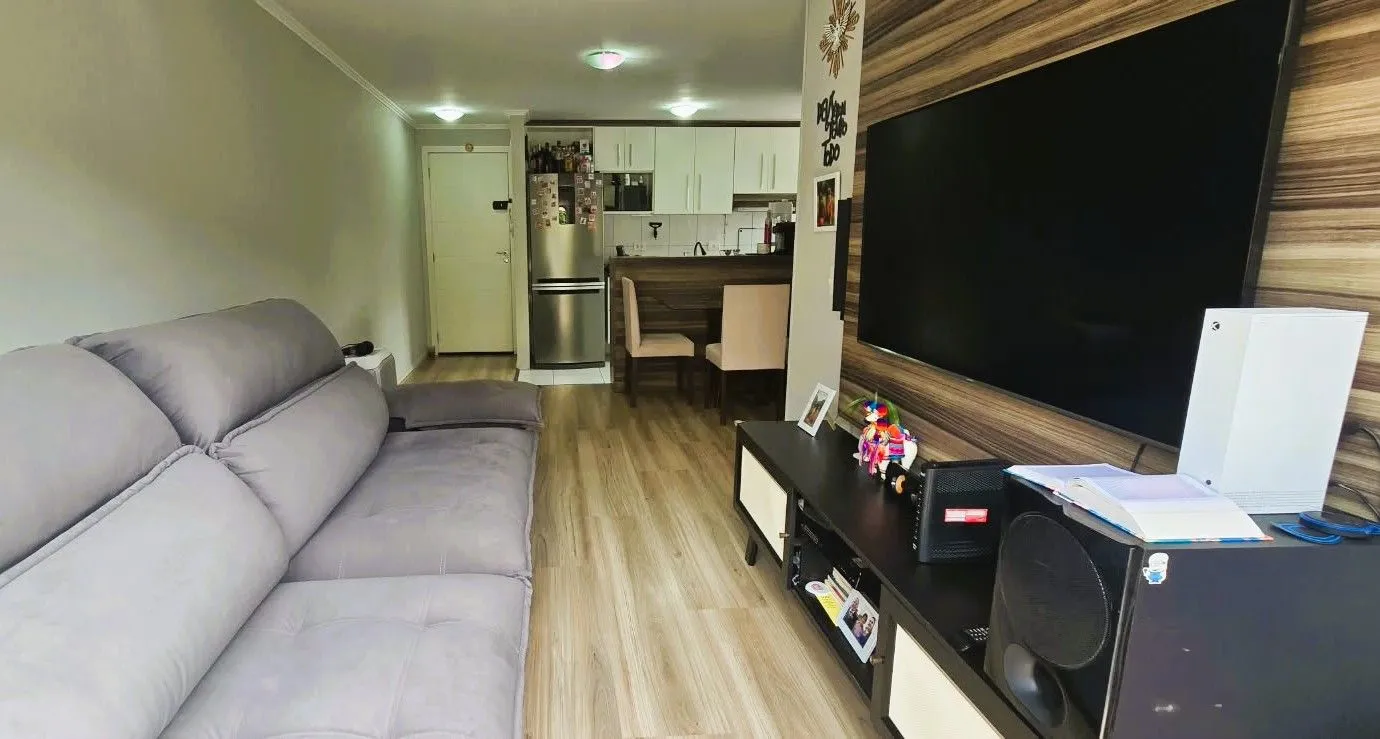 Furnished apartment with 3 bedrooms and 1 bathroom