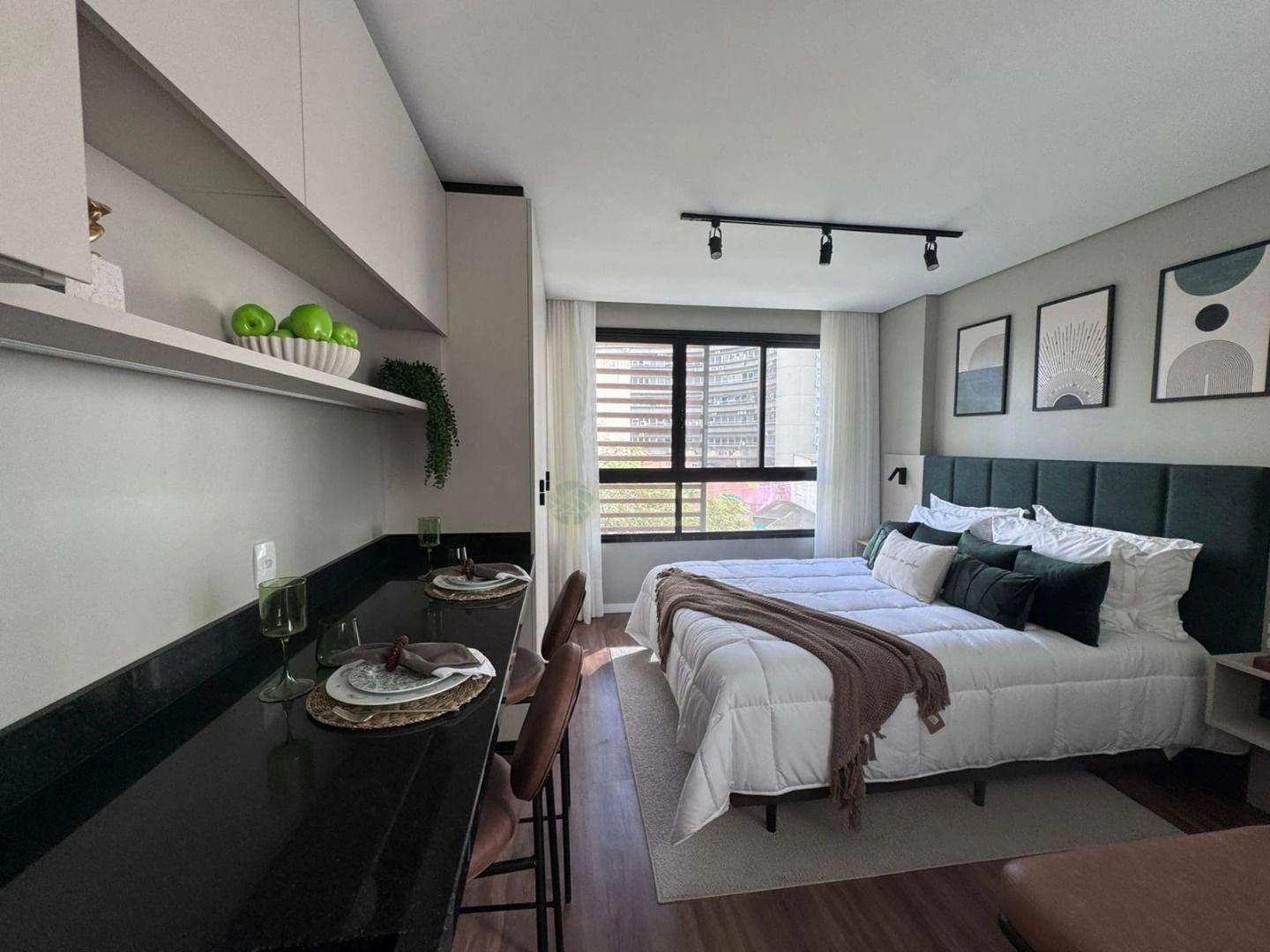 Furnished 1-bedroom apartment with 36 m² and no parking