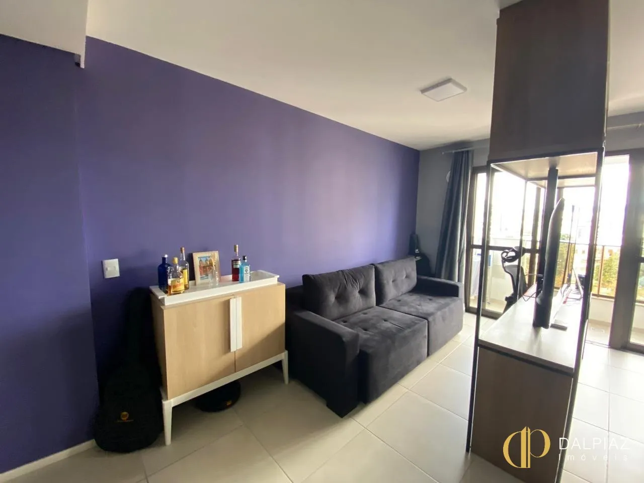 Furnished 46 m² studio with balcony and built-in grill — photo 22