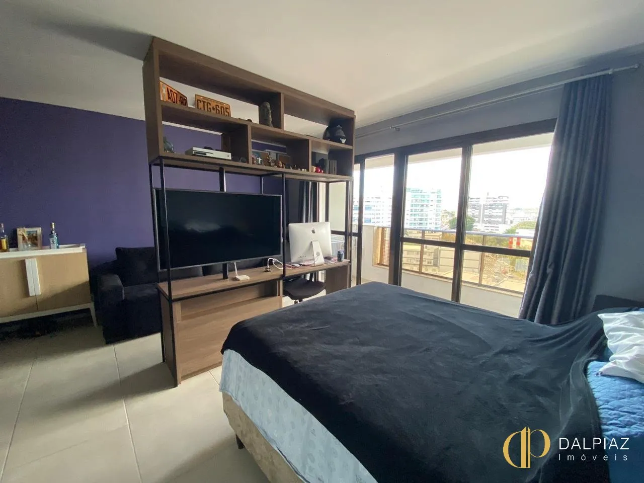Furnished 46 m² studio with balcony and built-in grill — photo 13