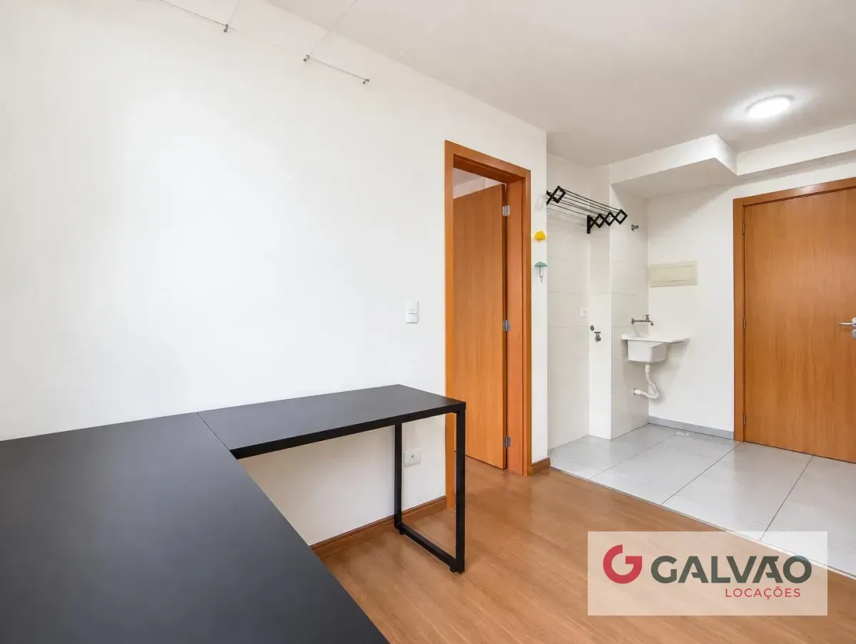 Home office in a one-bedroom apartment, 28 m² — photo 19