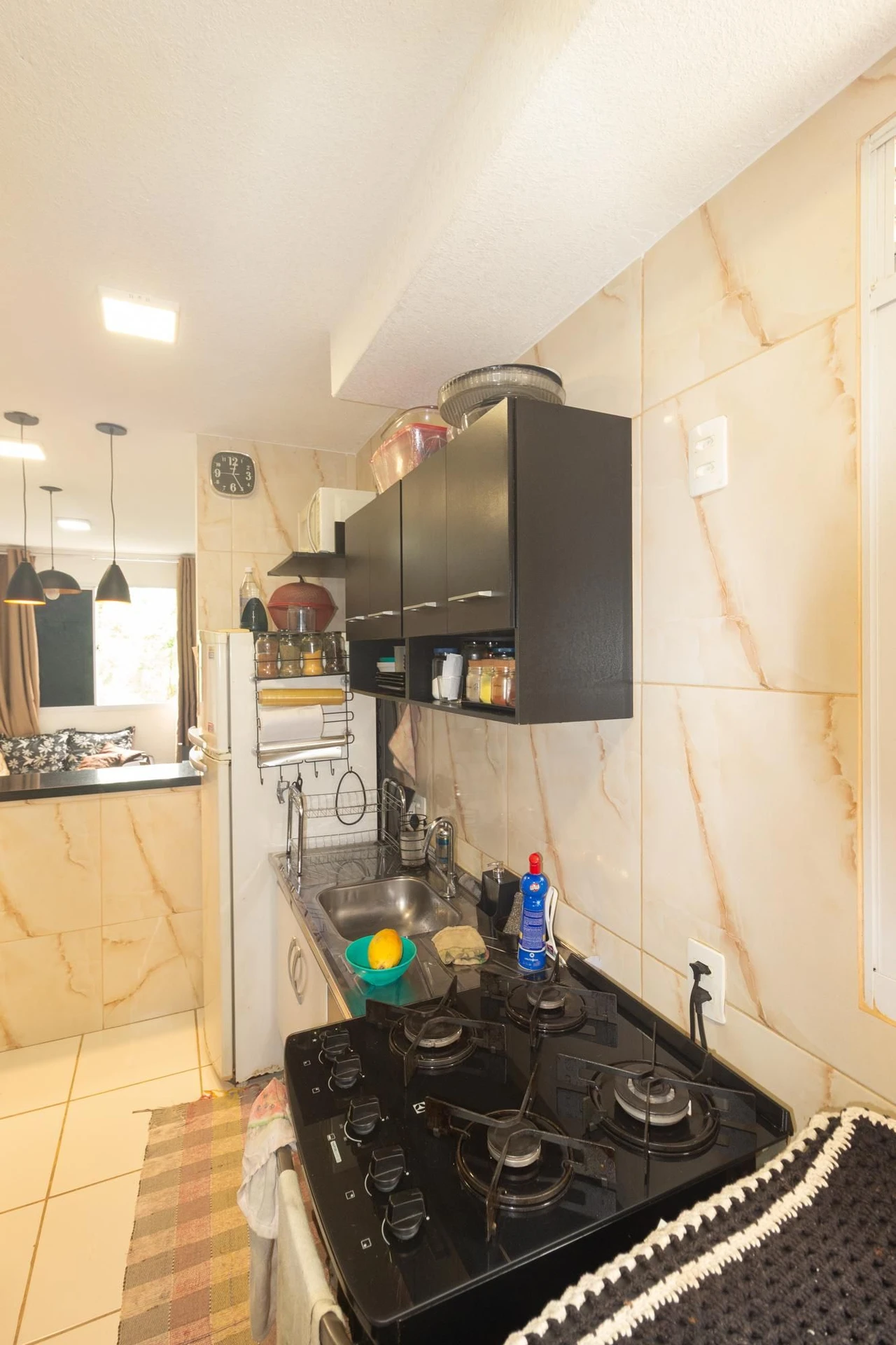 Furnished apartment, 41 m², with a washing machine — photo 48