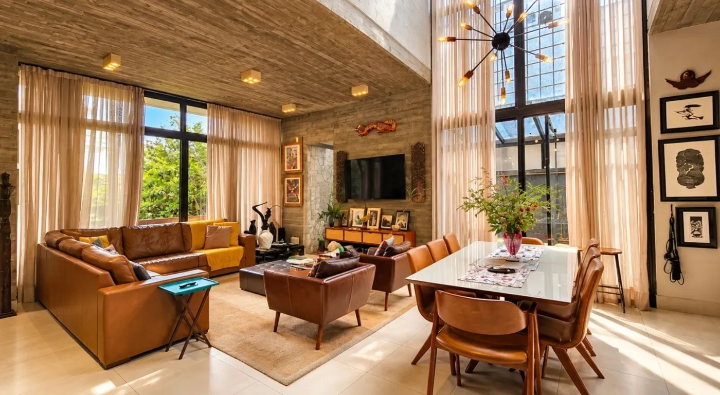 Mountain view in a 2-bedroom house, 230 m²