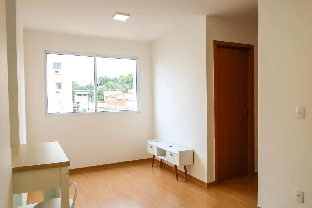 Mountain view in a 2-bedroom apartment, 43 m²