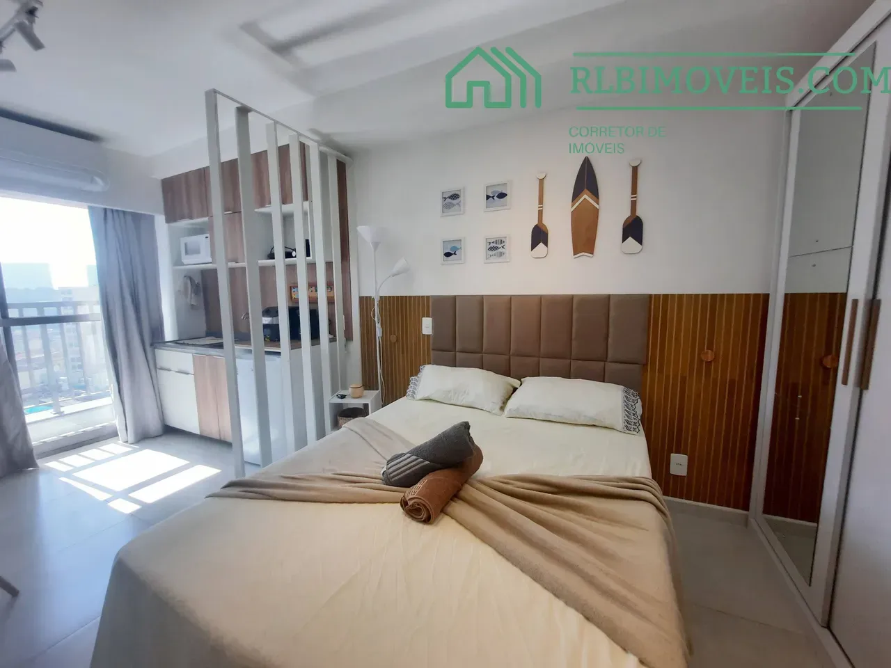 1-bedroom apartment with air conditioning and microwave — photo 6