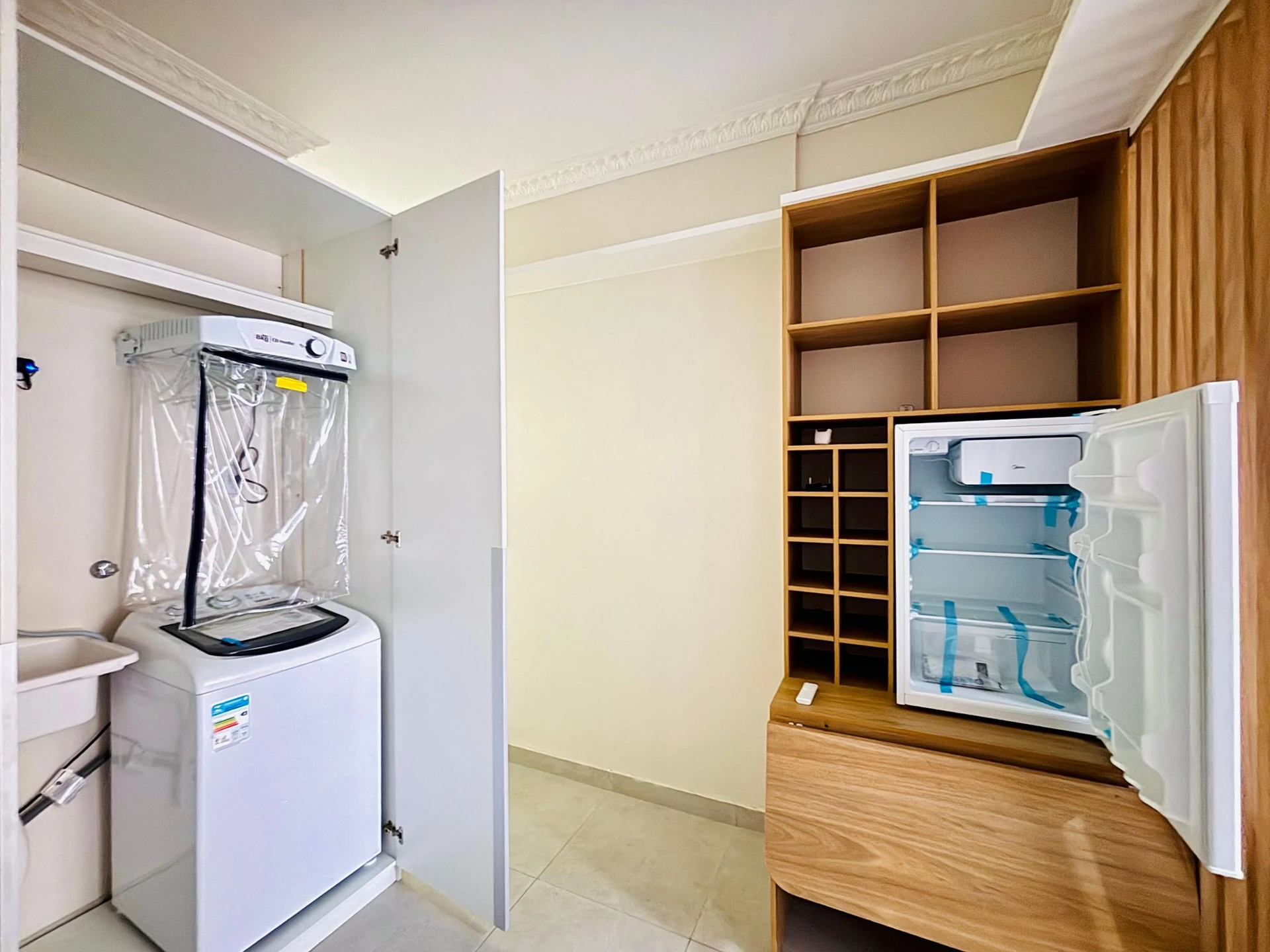 Furnished apartment, 30 m², with a washing machine — photo 6