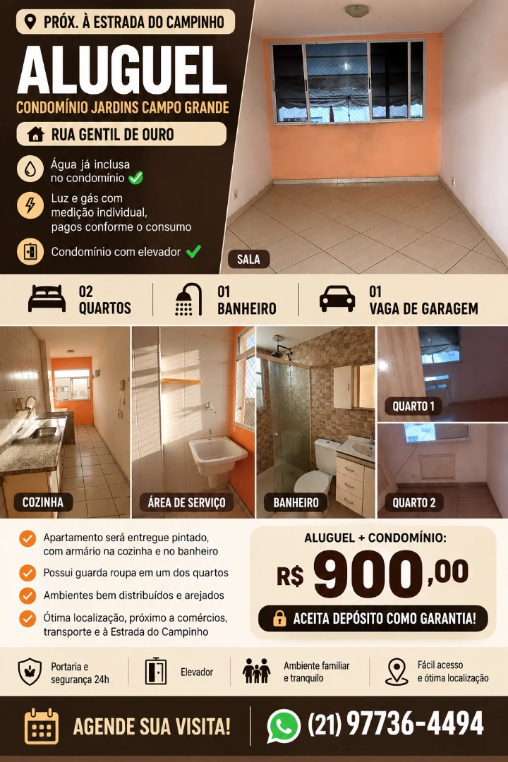 2-bedroom apartment, 48 m² — photo 3
