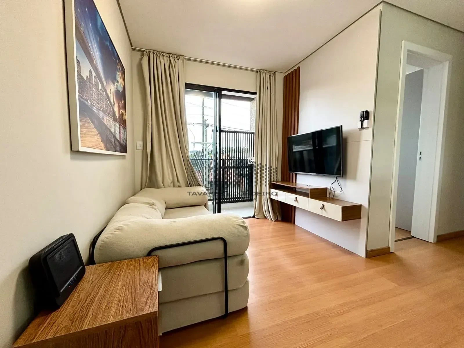 Furnished apartment, 48 m², with a washing machine