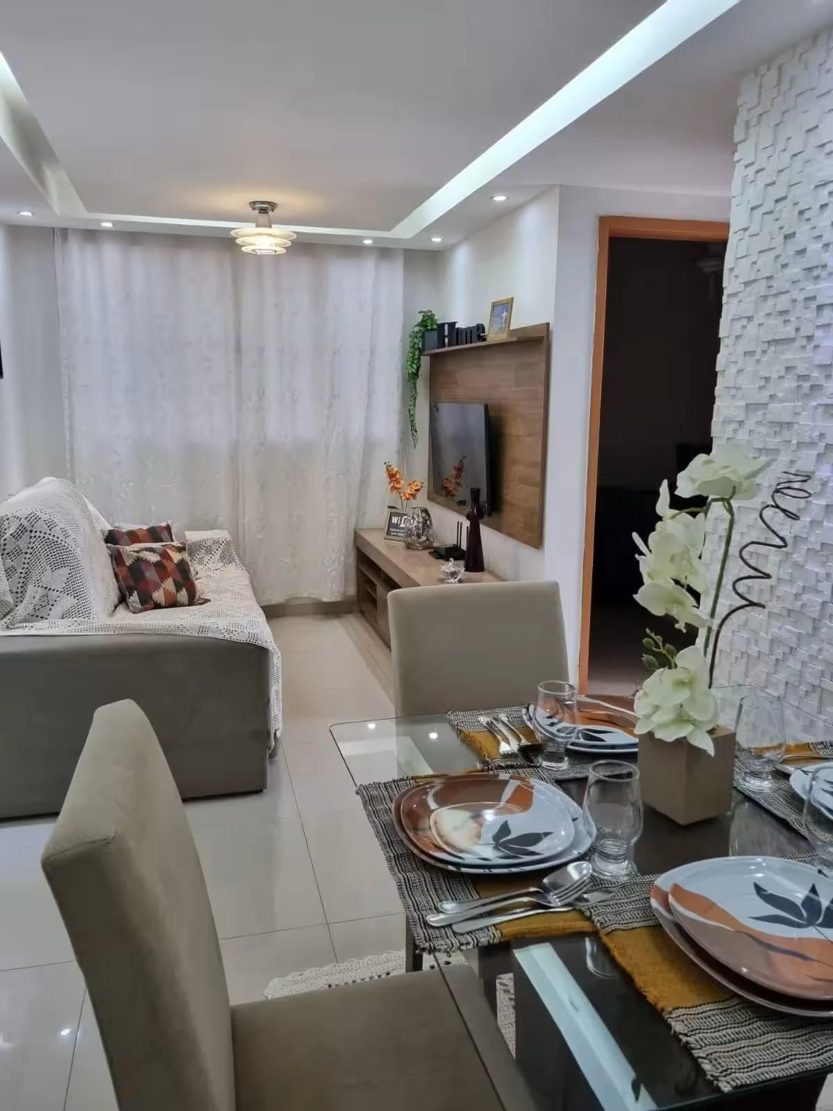 Apartamento mobiliado com 2 quartos e cozinha integrada — photo 5