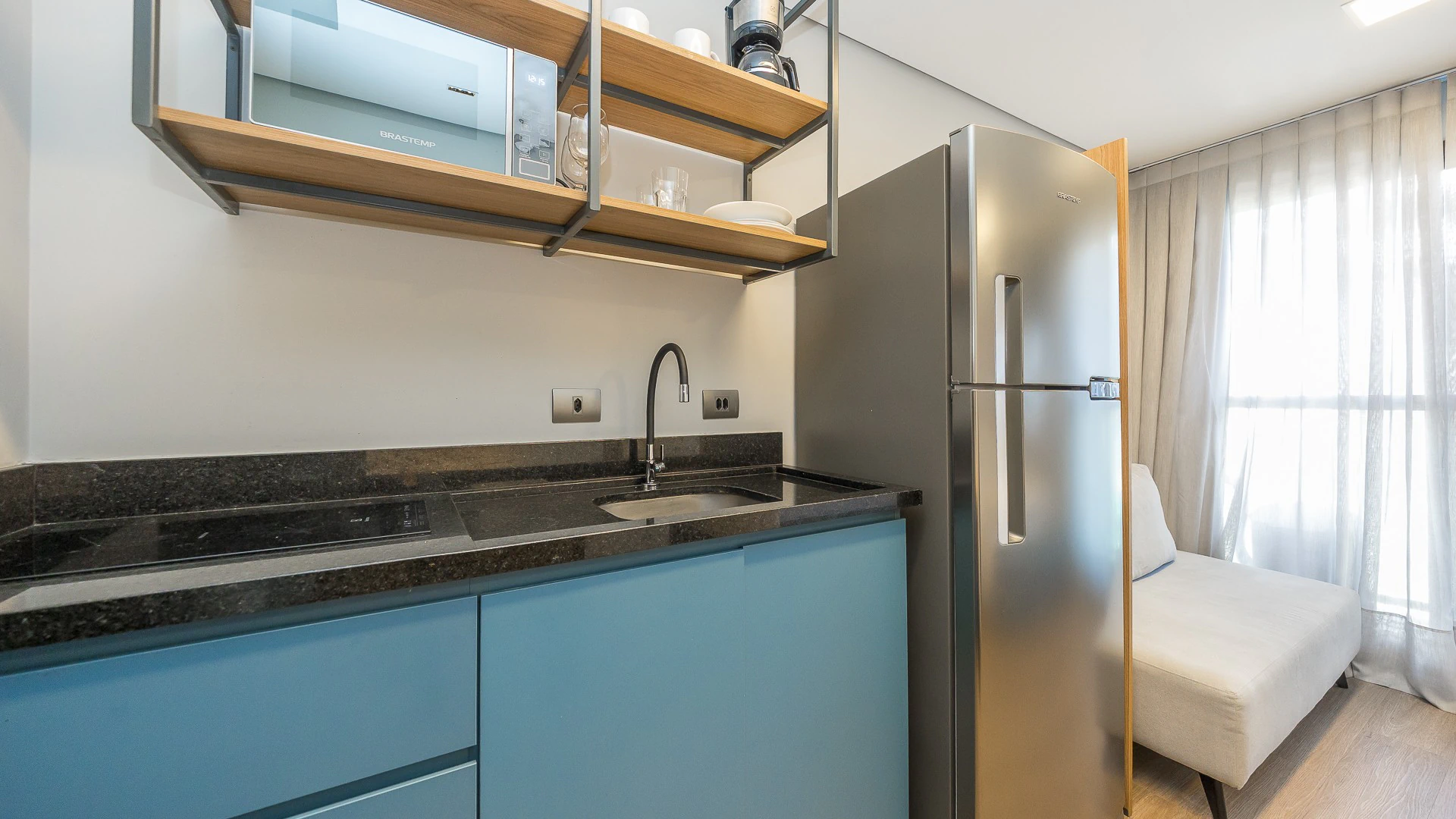 Меблированная студия 20 м² на 4 этаже, без парковки — photo 3