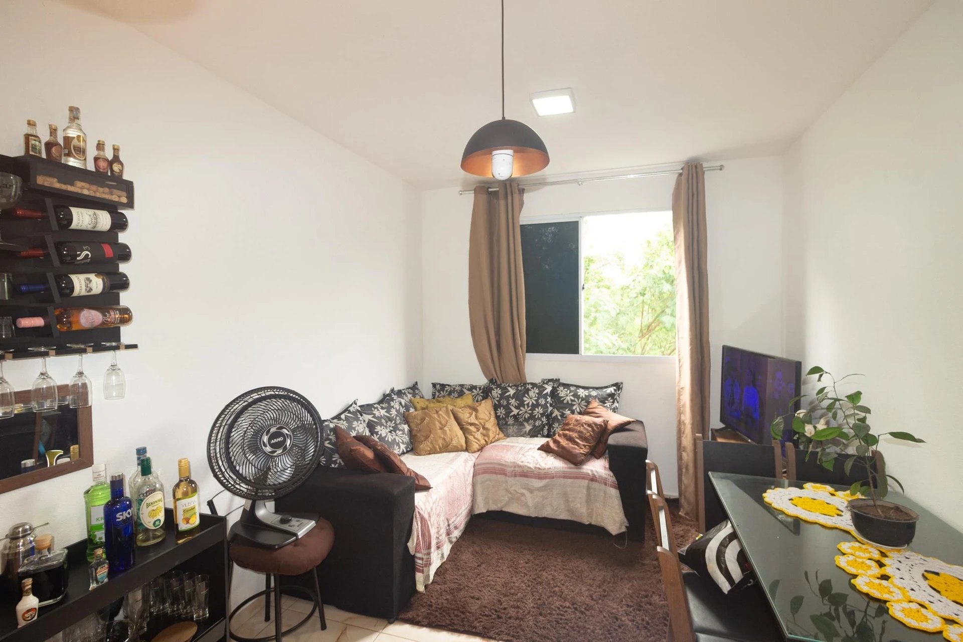 Furnished apartment, 41 m², with a washing machine — photo 12