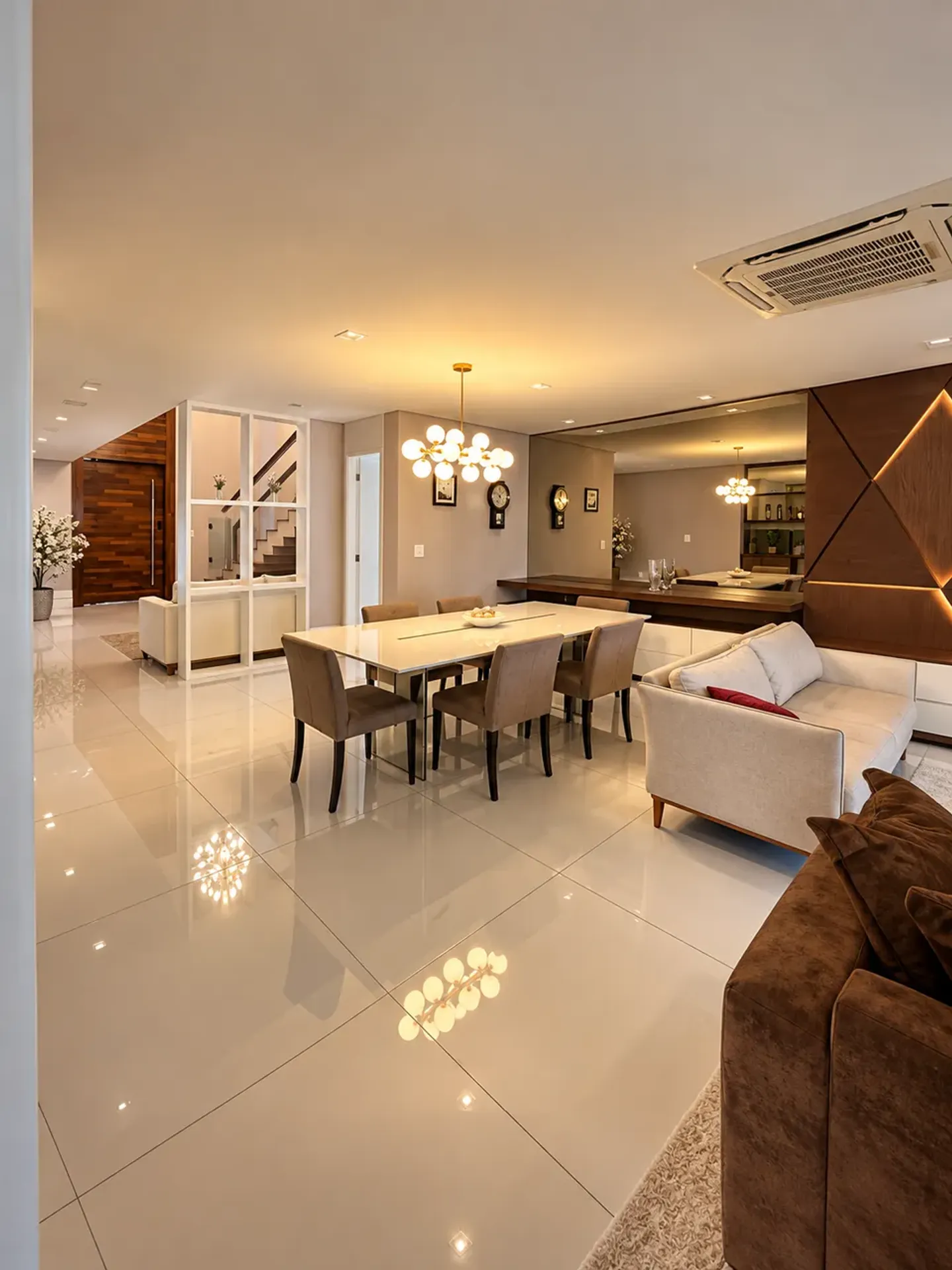 Furnished house, 980 m², with floor-to-ceiling windows — photo 10