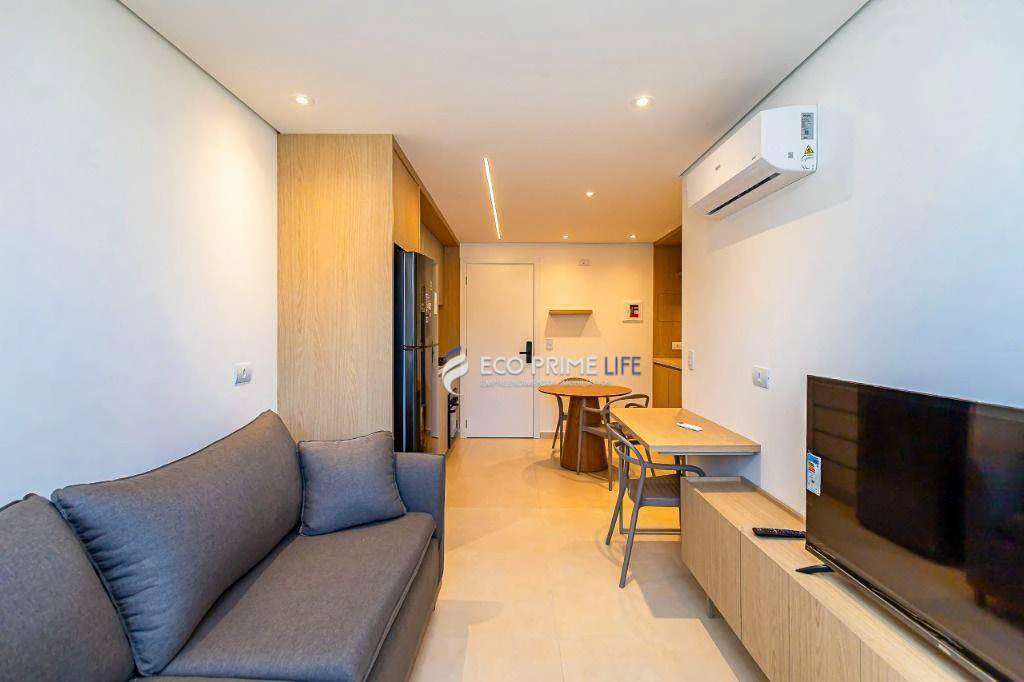 Apartamento de 1 quarto com área de lavanderia e 46 m² — photo 2