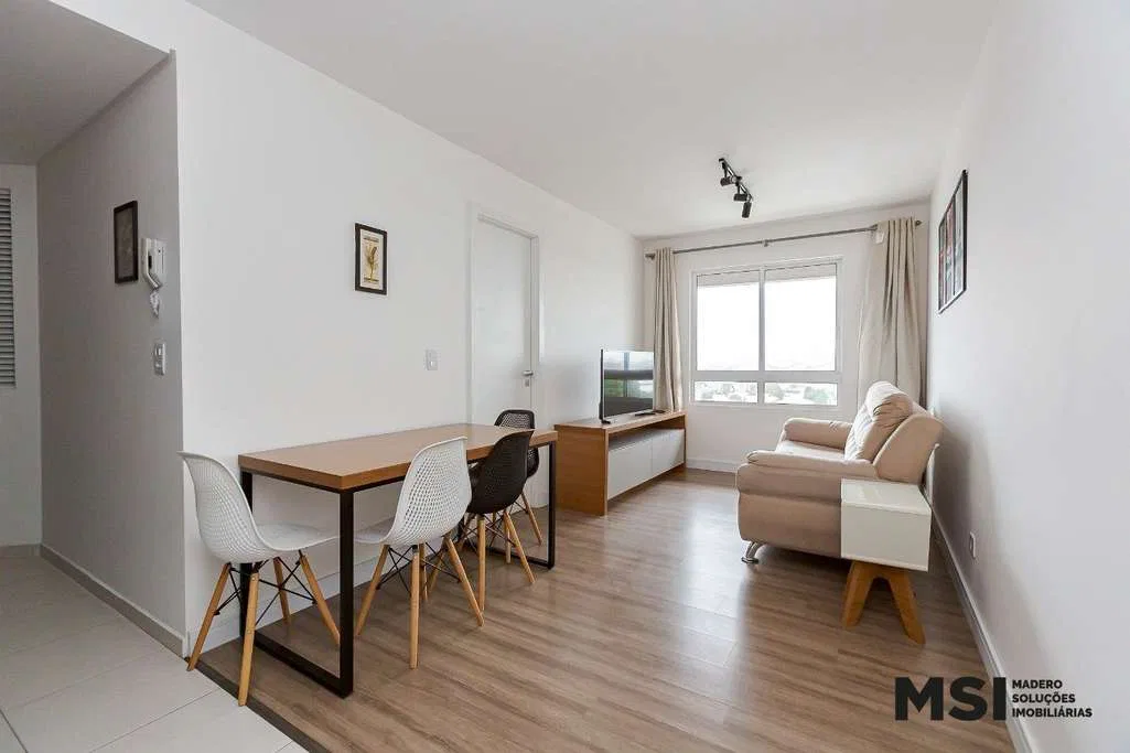 One-bedroom apartment with a washing machine in Curitiba