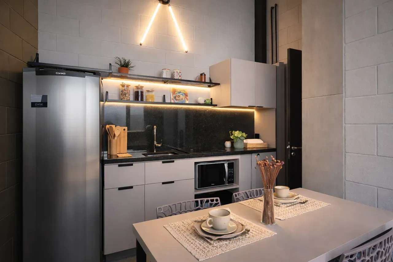 Furnished 2-bedroom apartment with integrated kitchen — photo 3