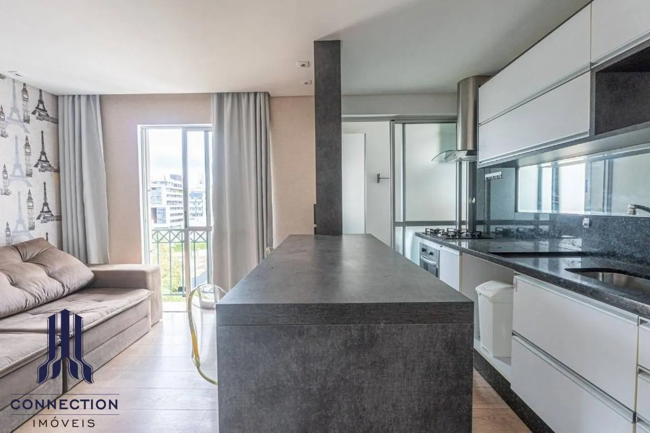 One-bedroom apartment with a washing machine in Curitiba — photo 4