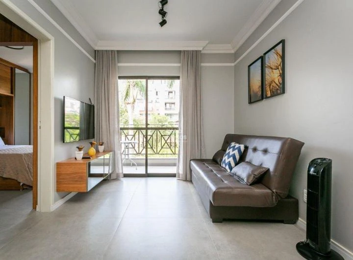 1-bedroom apartment with 46 m² and 1 parking space — photo 4