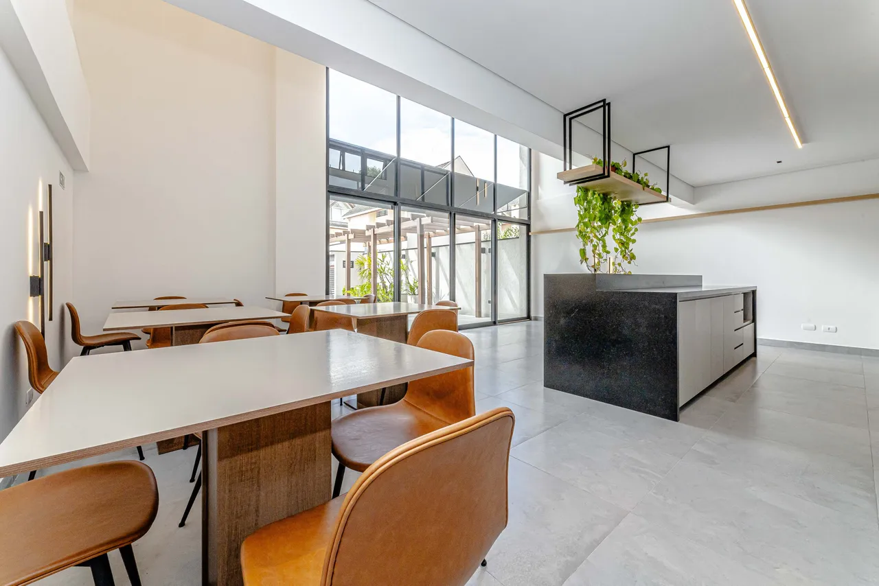 Furnished apartment with open-plan kitchen and balcony — photo 9