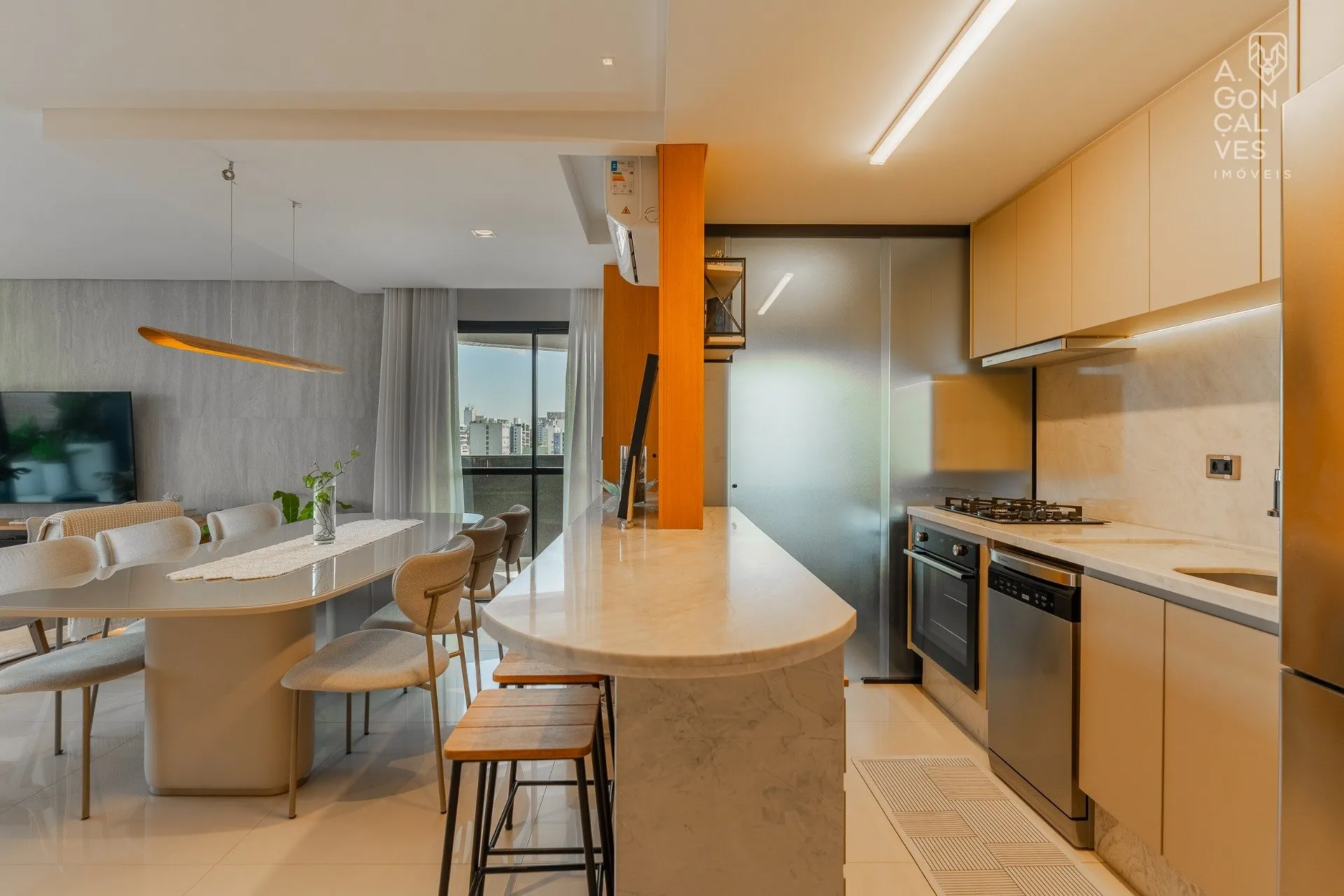3-bedroom apartment with a dishwasher — photo 2