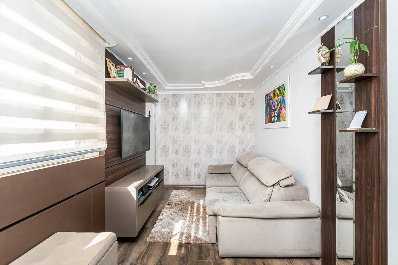 2-bedroom apartment with a washing machine in Curitiba — photo 7