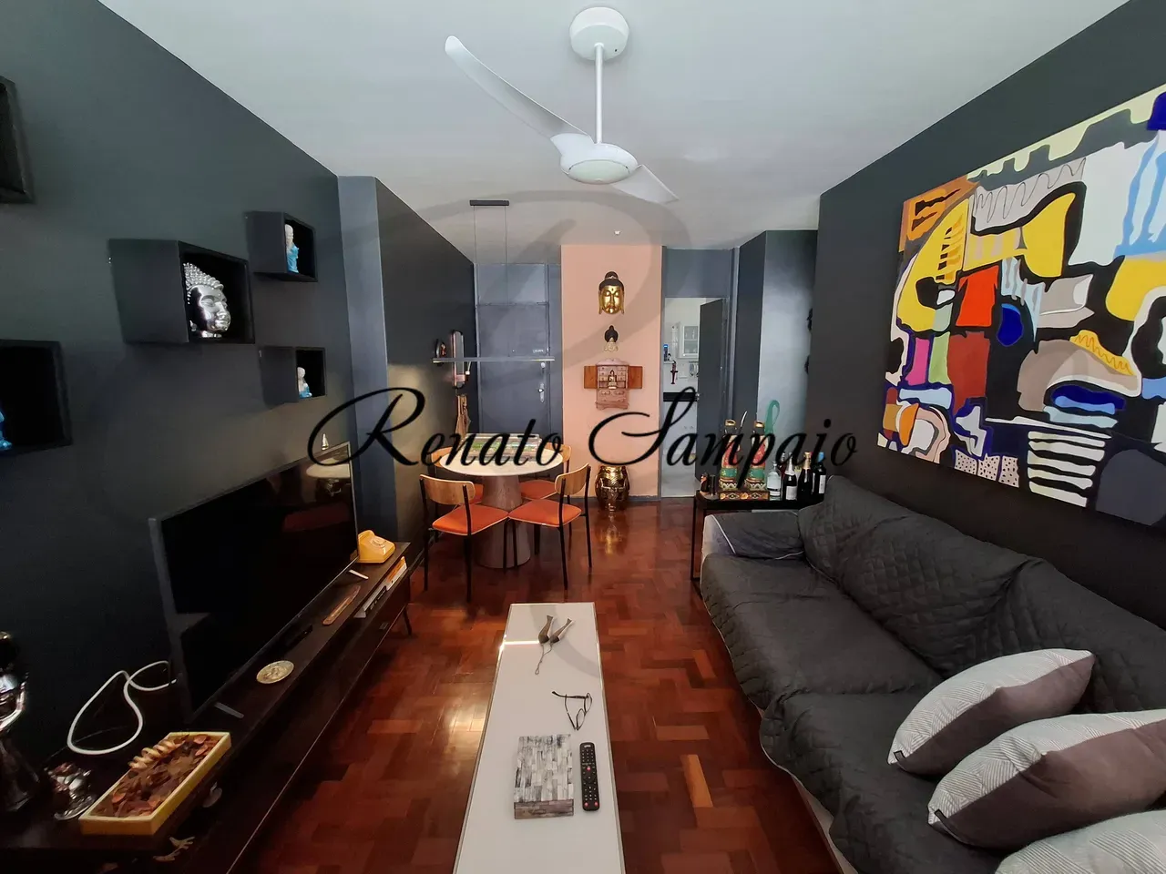 56 m² apartment with a home office and a washing machine — photo 6