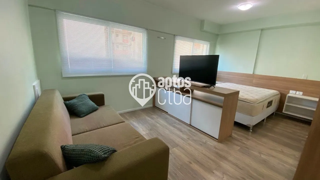 Furnished studio with 1 parking space and American kitchen