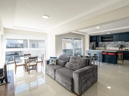 Apartamento duplex mobiliado com 4 suítes