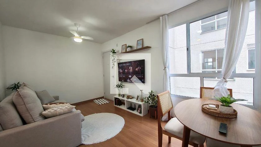 Furnished apartment, 44 m², with a washing machine — photo 10