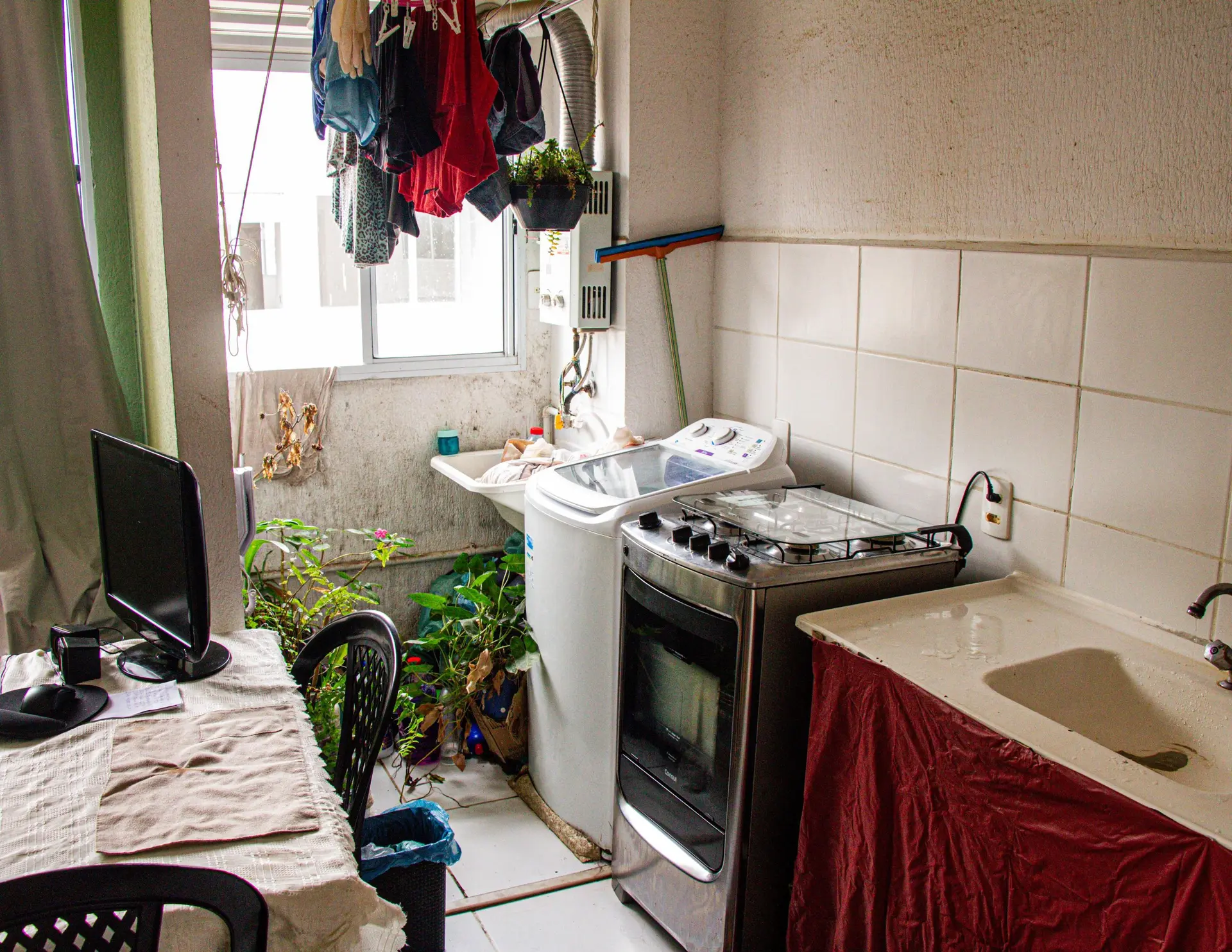 50 m² apartment with a washing machine and a home office — photo 14