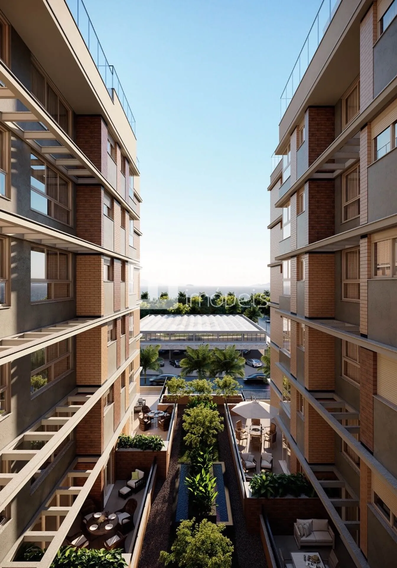Furnished 32 m² studio with glass balcony and 1 parking spot — photo 25