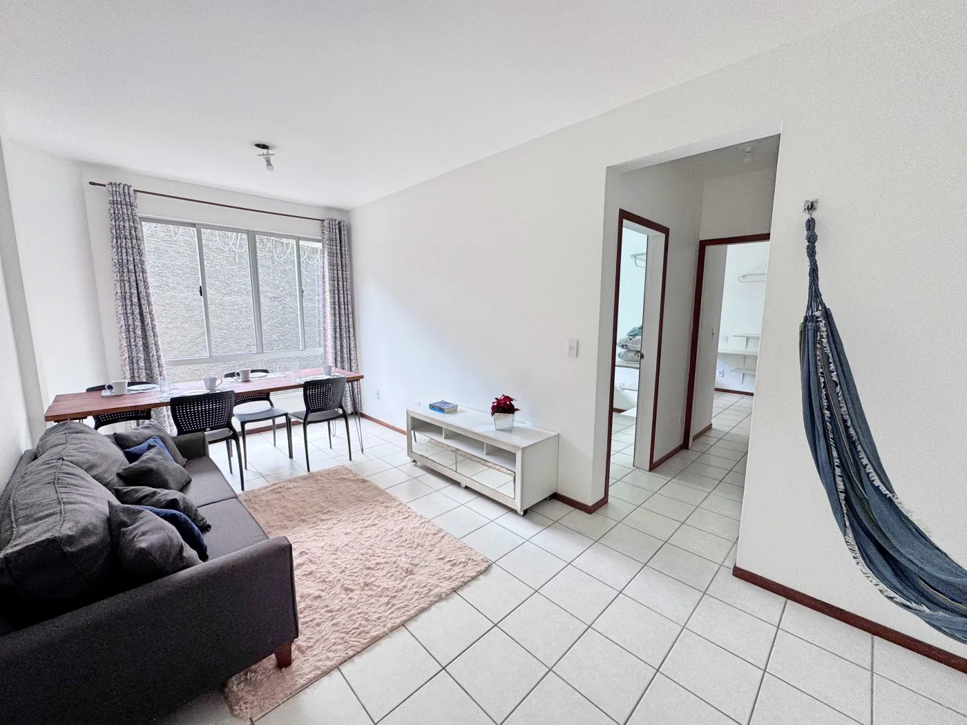 Washing machine in a 2-bedroom apartment, 58 m²