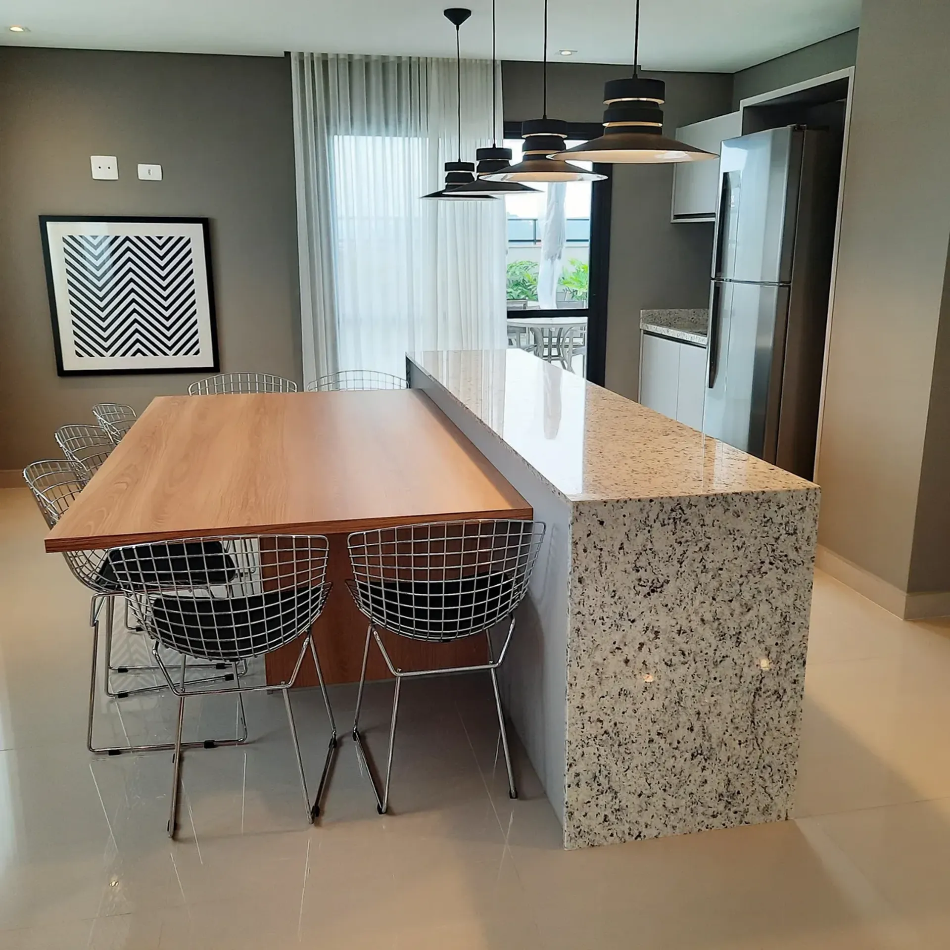 Робоче місце та 1 спальня: квартира 28 м² — photo 2