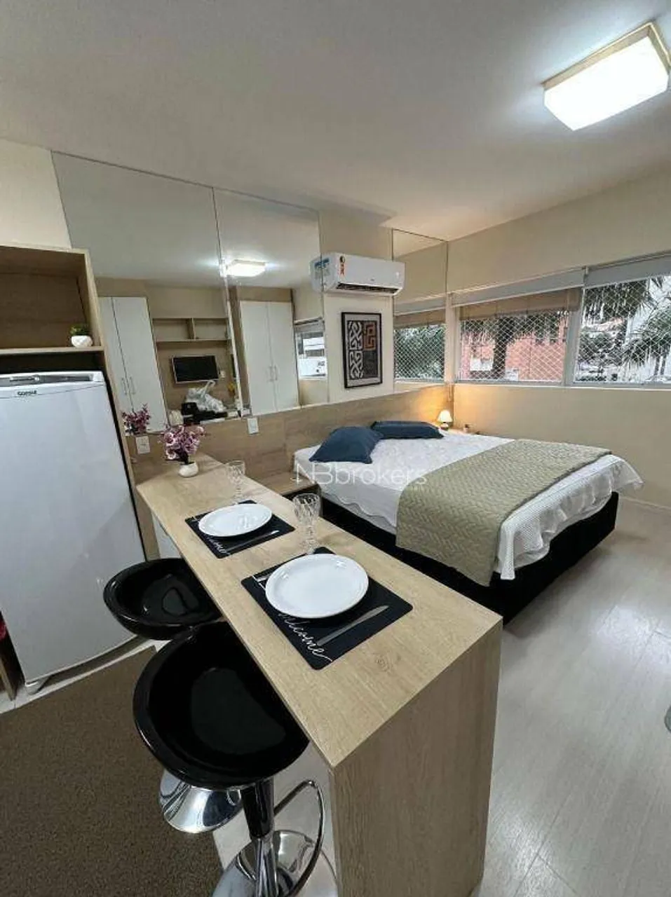 1-bedroom apartment with a private garden space