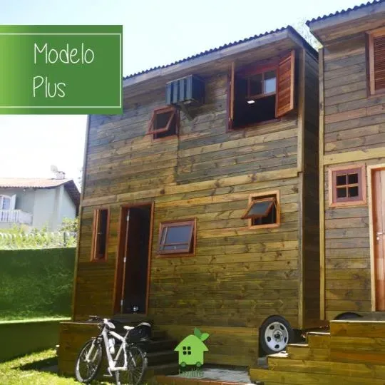 Furnished 25 m² house with 1 bedroom and glass shower — photo 9