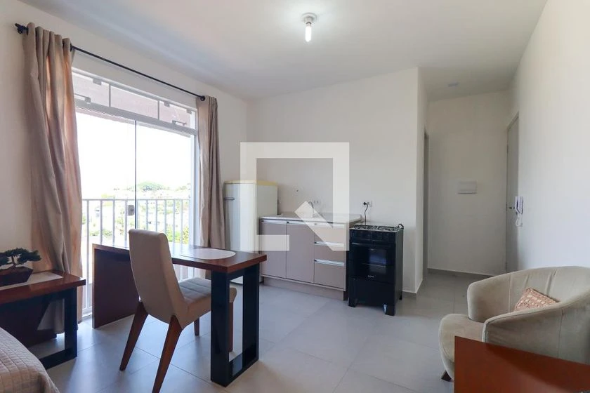 Furnished studio with 1 bedroom and 1 bathroom