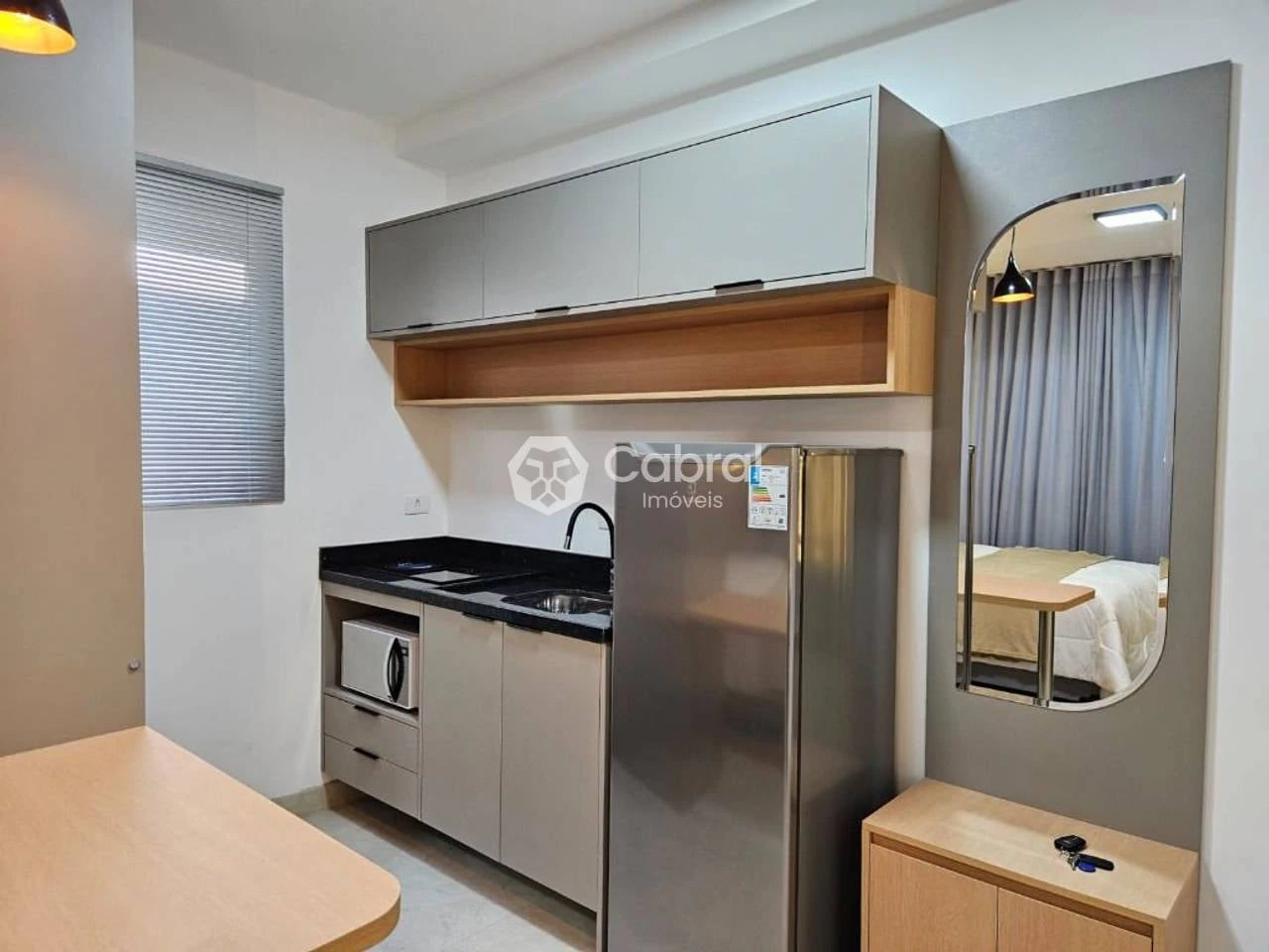 Estudio amueblado de 37 m² con 1 dormitorio y parrilla — photo 3