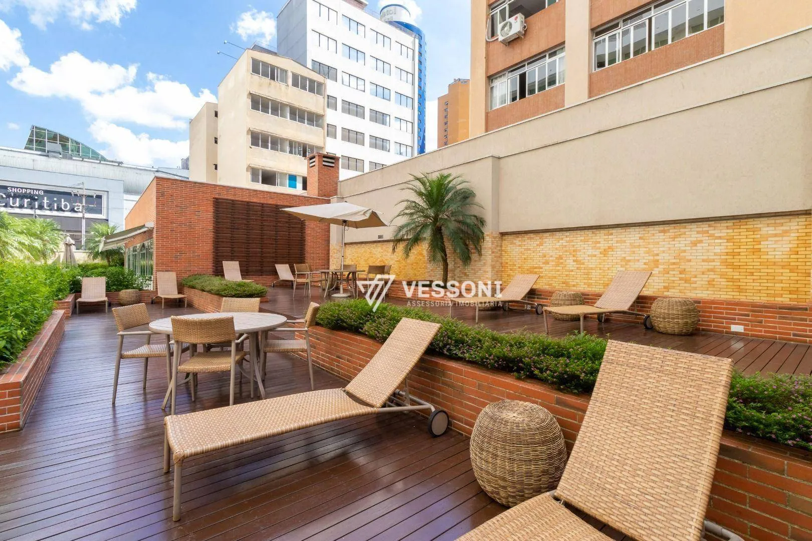 Furnished 45 m² studio with a private BBQ — photo 22