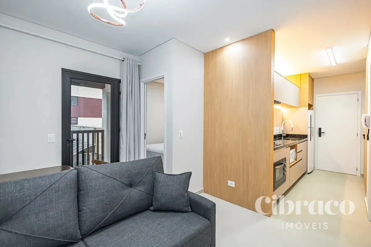 Furnished apartment, 31 m², with a glass-enclosed balcony — photo 6