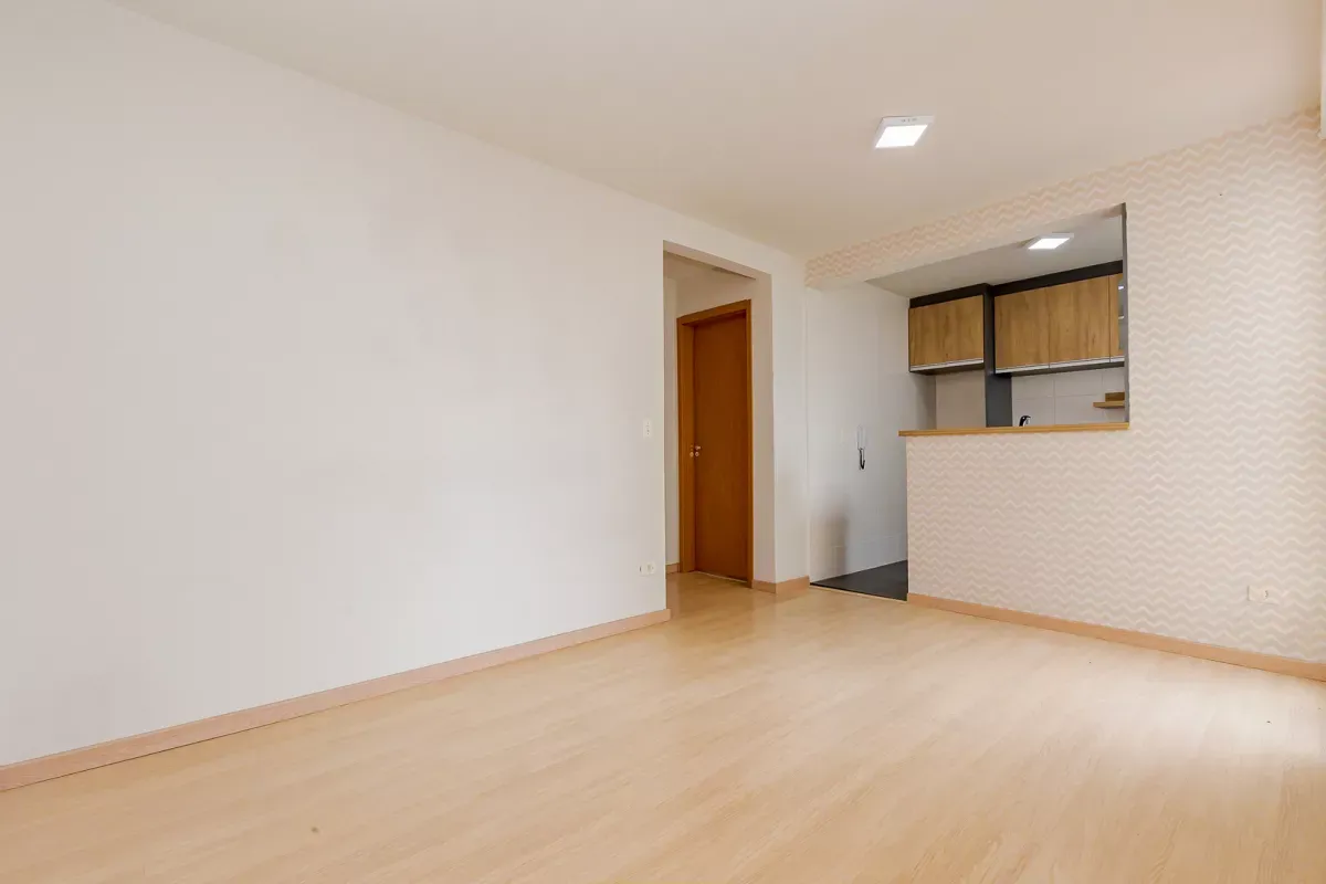 42 m² apartment with 2 bedrooms and open-plan gas kitchen