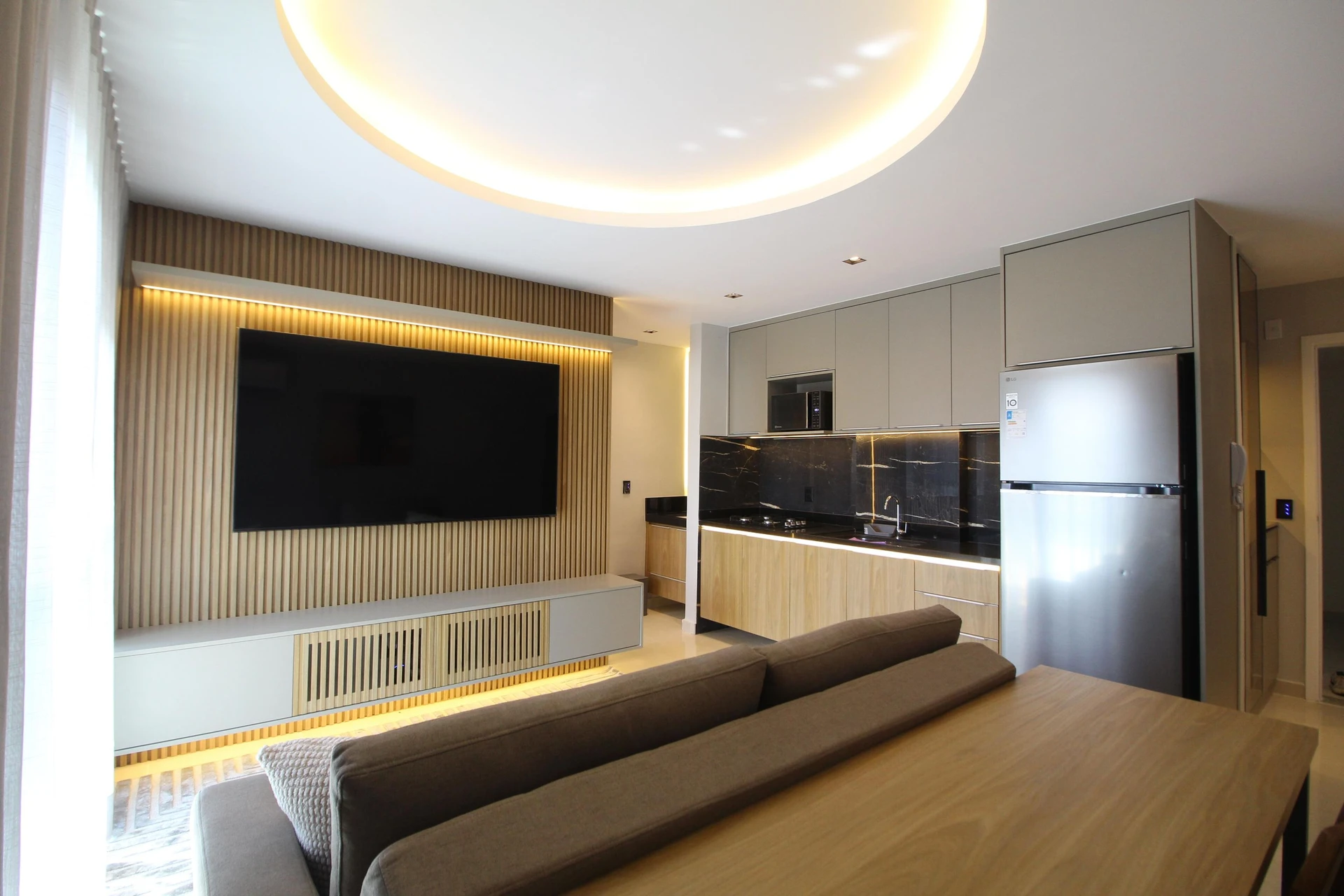 Furnished studio in a building with a sauna — photo 2