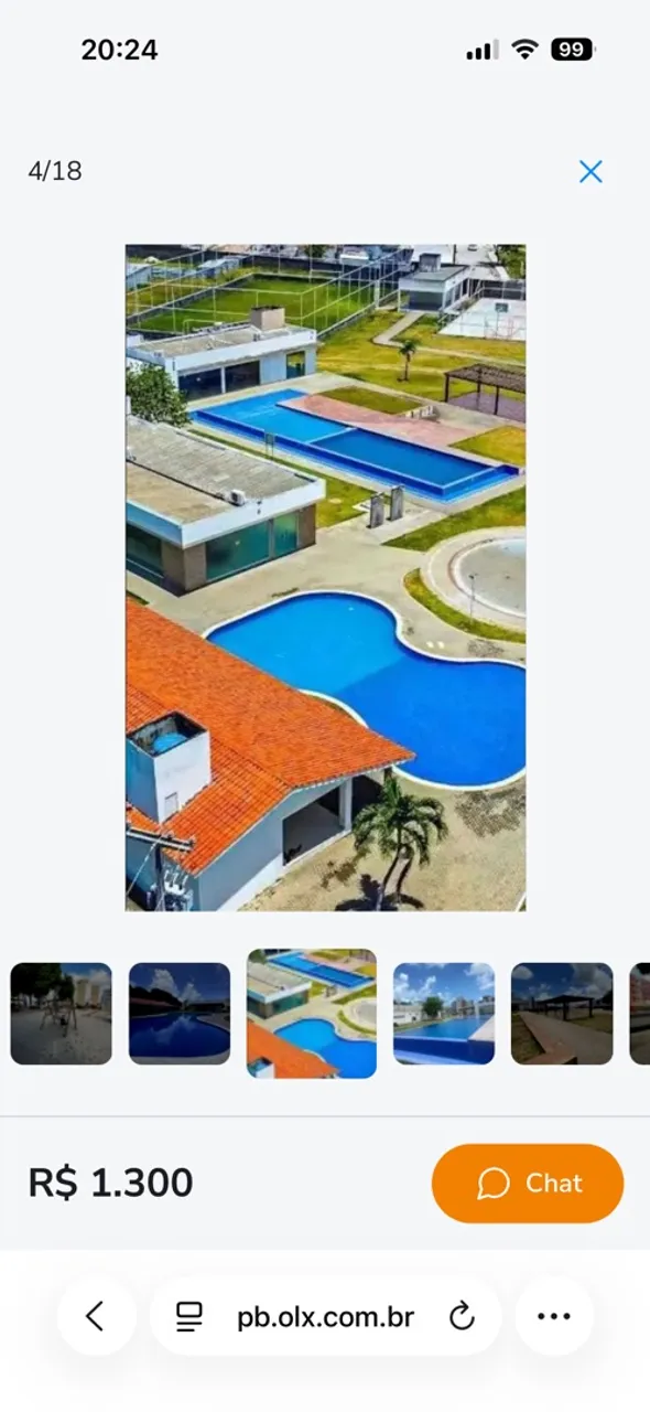 2-bedroom apartment in a building with a gym